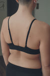 BASERANGE Bamboo Fiber and Cotton Wire-Free Wide-Brimmed Bra Collection Soft Underwear France BAS-BRTR-RB-000-BLACK BRTR-RB (BRTR)